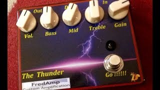 FredAmp full tube Preamp with Overdrive  Rock [upl. by Suivatra]