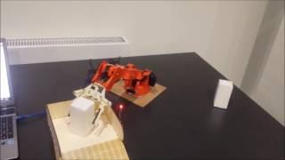 Autonomous Robotic Arm with 4DOF using Inverse Kinematics in MATLAB [upl. by Phyllis904]