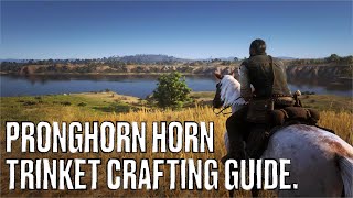 Red Dead Redemption II Pronghorn Horn Trinket Crafting Guide [upl. by Keever93]