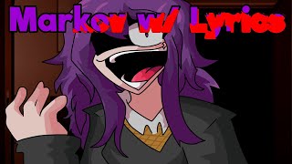 FNF Markov with Lyrics Halloween Special Doki Doki Takeover Bad Ending [upl. by Remliw]