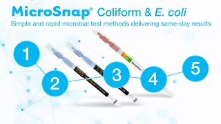 MicroSnap®  Coliform amp E coli with EnSURE® Touch  How To Use [upl. by Roderick]