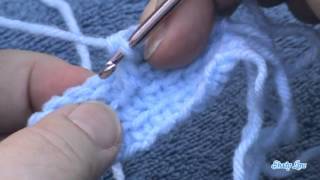 How to Crochet Dropped Dc Stitch [upl. by Pacian]