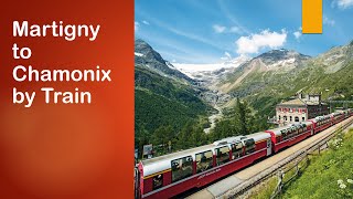 MontBlanc Express Martigny to Chamonix by Train  Switzerland to France [upl. by Maggio]