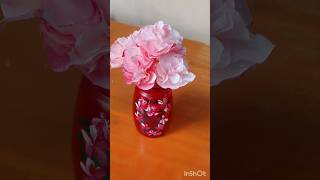 How to make ranunculus flower 🌼Full tutorial DIY paper flowers shorts [upl. by Annerb]