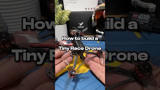 How to build a tiny race drone drone fpvdrone [upl. by Atlante]