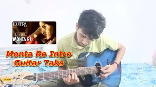 Monta Re Intro Guitar Tabs Lootera  Arpan Paul  KpA StAr montare lootera amittrivedi [upl. by Reltuc]