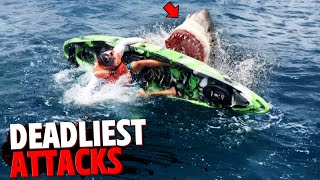 Deadliest Shark Attacks of 2023 MARATHON [upl. by Stevena]