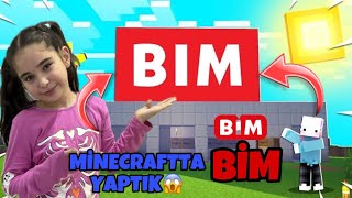 ELİF İLE BİM YAPTIKK MİNECRAFT😯😯 [upl. by Ahcsim]