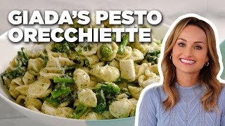 Giada De Laurentiis Makes Orecchiette Pasta with Almond Pesto  Giada Entertains  Food Network [upl. by Clevey747]