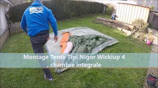 Montage Tipi Wickiup 4 Nigor [upl. by Gabel143]