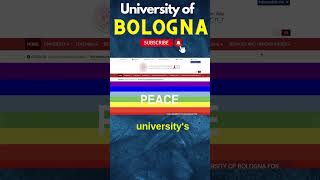 University of Bologna Admission Requirements Scholarships And Program Fee 2024 freestudy [upl. by Sydalg656]