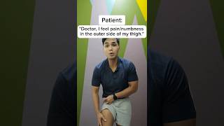 Meralgia Paresthetica shorts medical doctor fitness [upl. by Reeba]