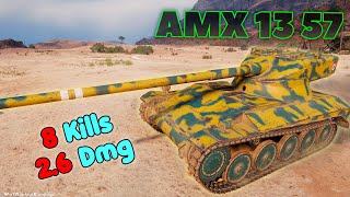 AMX 13 57  8 Frags 26K Damage Master by player LEdeluxe02 [upl. by Josie]