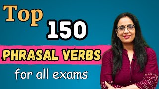 Top 150 Phrasal Verbs for all Exams  SSC CGL 2023  English With Rani Maam [upl. by Charil74]