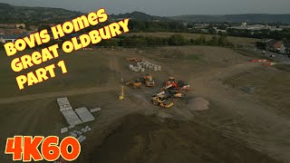 Great Oldbury Stonehouse in Gloucestershire new Bovis homes development part 1 September 2023 [upl. by Iteerp]