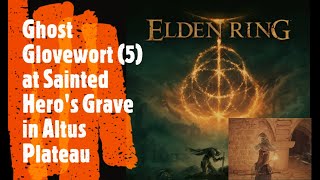 Elden Ring Grave Glovewort 5 at Sainted Heros Grave in Altus Plateau [upl. by Asiul]