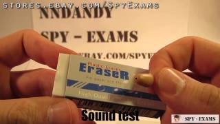 Bluetooth eraser with spy earpiece [upl. by Gnat]