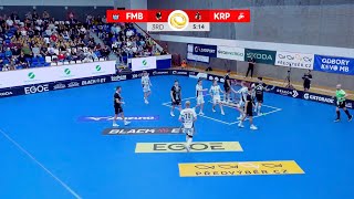 Florbal MB vs Nokian KrP  Champions Cup SemiFinal HIGHLIGHTS [upl. by Valenka]