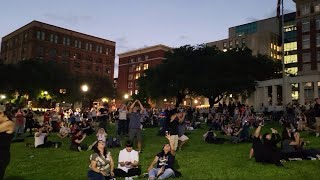 Texans take in the total solar eclipse April 8 2024 [upl. by Cohla]