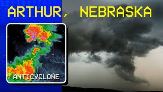 Anticyclonic Supercell in Nebraska  July 3 2024 stormchase tornado [upl. by Harbour]