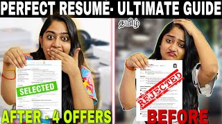 How to build PERFECT RESUME to get HIGH PAYING JOB🚀🛑Perfect resume building [upl. by Aicemaj925]