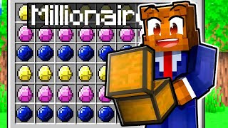 Making WAY TOO MUCH MONEY In Minecraft Millionaire Challenge [upl. by Tomi540]