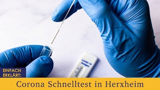 Corona Schnelltest in Herxheim  Ablauf kurz erklärt [upl. by Troy364]