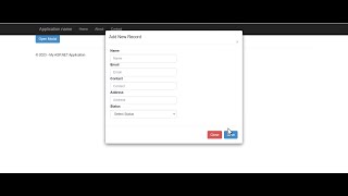 ASPNET  How to Open Popup Modal on Button Click In Aspnet web forms for Crud Operation part 1 [upl. by Raskind106]