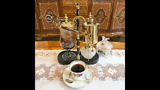 ASMR 手作りたんぽぽコーヒー＆バランスサイフォン式ベルギーコーヒーメーカー  Dandelion coffee with Belgian balance siphon coffee maker [upl. by Onaimad]