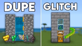 TOP 5 Glitches in 121 Minecraft Bedrock Edition Latest Working [upl. by Ardnoik607]