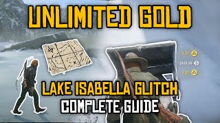 Updated Lake Isabelle Gold Glitch COMPLETE Guide INFINITE Gold amp Money in Red Dead Online [upl. by Eireva235]