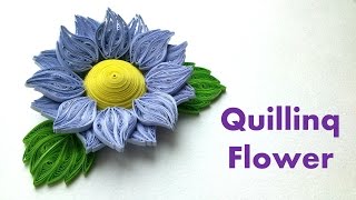 Quilling Flowers Tutorial How to make Quilling 3D Flower 3D Quilling [upl. by Bixler]