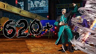 KOF XV Goenitz  2 Meters Corner Combo Patch 211 [upl. by Dann]