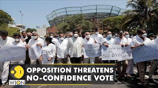 Sri Lanka economic crisis Opposition threatens noconfidence vote against the government  WION [upl. by Thorny]