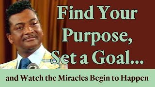 Find Your Purpose Set a Goal and Watch the Miracles Begin to Happen [upl. by Eizus]