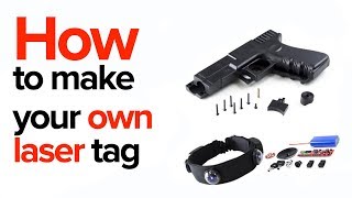 How to make your own laser tag Laser tag equipment from Laserwar [upl. by Yrffoeg]