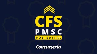 EDITAL PARA O CFS PMSC PUBLICADO  Concurseria [upl. by Raji560]