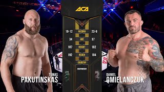 Томаш Пакутинскас vs Даниель Омиельянчук  Tomas Pakutinskas vs Daniel Omielanczuk  ACA 109 [upl. by Bronnie]