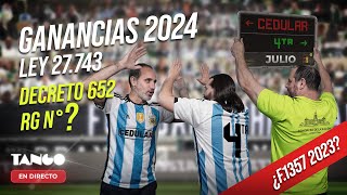 Tango Software  Impuesto a las Ganancias 2024  Decreto 652 [upl. by Eenattirb345]