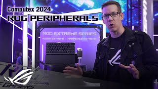 Checking out the ROG peripherals  Computex 2024  ROG [upl. by Dieter238]