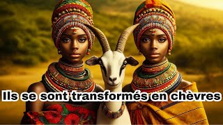 La vieille femme a transformé les jumeaux en chèvres  Conte africain [upl. by Hijoung64]