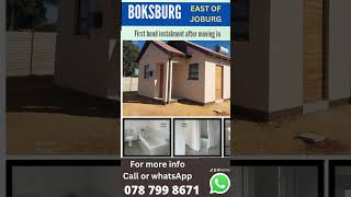 New houses for sale in Windmill Park boksburg 078 799 8671 [upl. by Dewie]