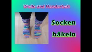 Socken häkeln [upl. by Enawtna]