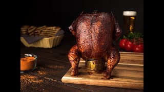 Smoked Beer Can Chicken  Oklahoma Joe’s® [upl. by Gayn537]