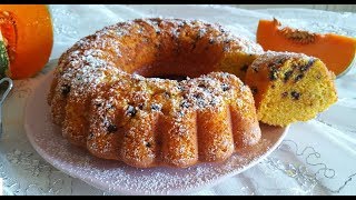 Torta sofficissima con zucca e gocce di cioccolato [upl. by Anirbas]