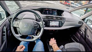 2017 Citroen C4 Grand Picasso 16 BLUEHDI 120HP 0100 POV Test Drive 1598 Joe Black [upl. by Rozele]