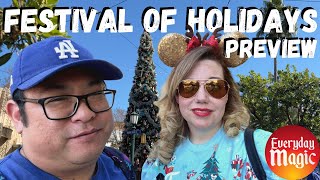 Disney California Adventure Festival of Holidays 2024 Preview [upl. by Odnama]