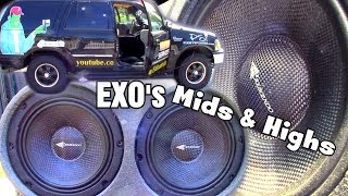 EXOs Mids amp Highs w 8 Crescendo Audio PWX Speakers amp 6 Ft1 Super Tweeters  5 LOUD Test Songs [upl. by Inar]