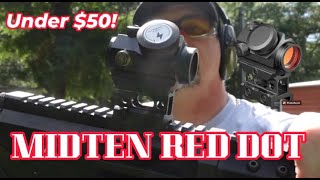 MidTen Rechargeable Red Dot Sight Under 50 [upl. by Desmund499]