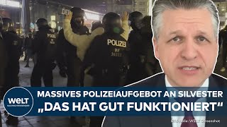 SILVESTER IN DEUTSCHLAND Massives Polizeiaufgebot und weniger Krawalle [upl. by Eliades]